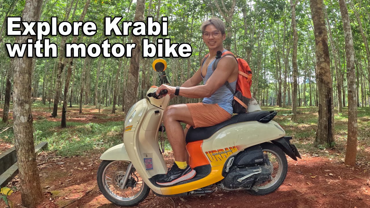 Explore Krabi with motor bike.