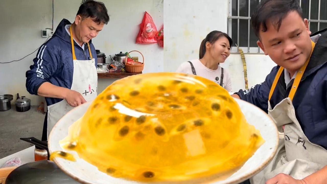 小贵州想吃百香果了，今天给她做黄金百香果果冻吃！#我的乡村生活#百香果#三农