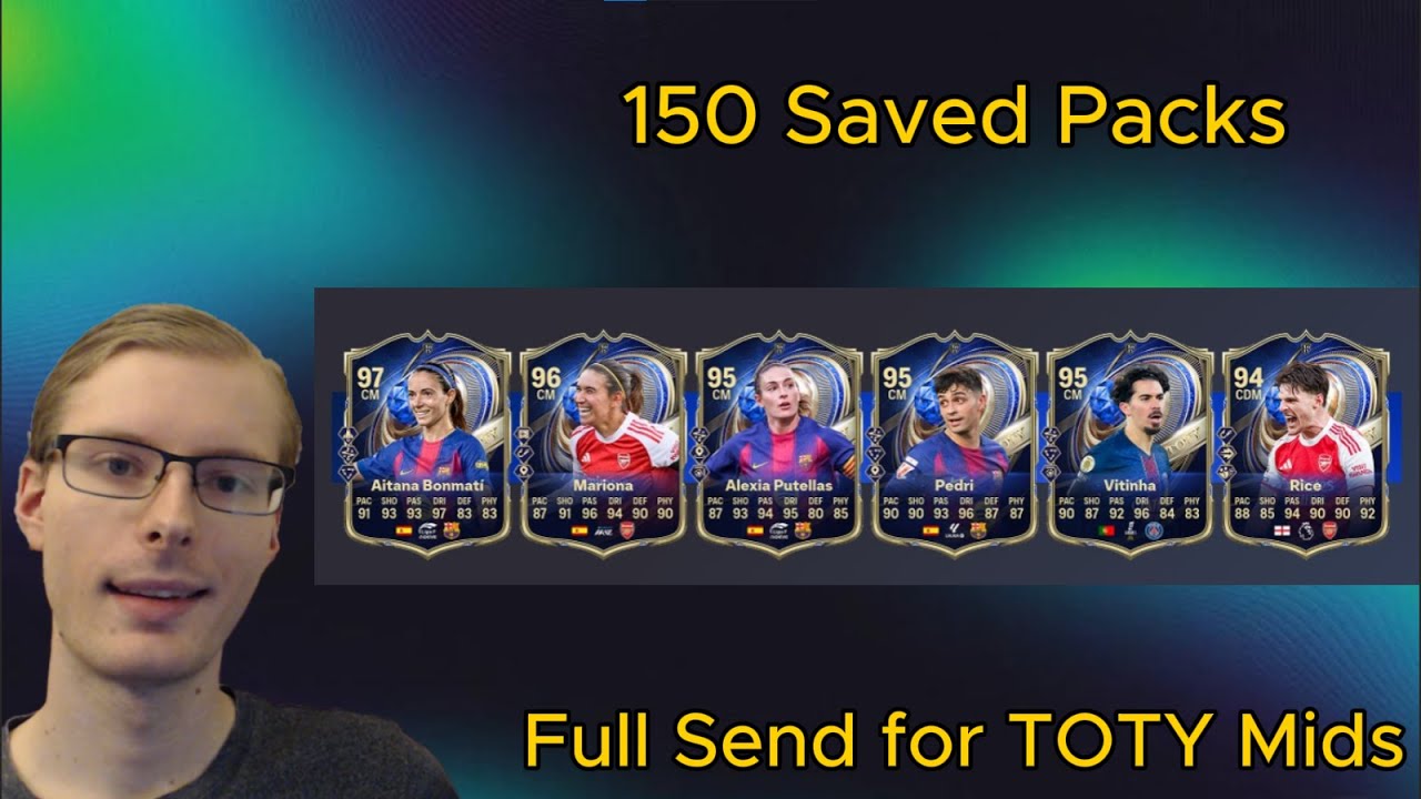 Opening Saved Packs for Pedri or Mariona TOTY!