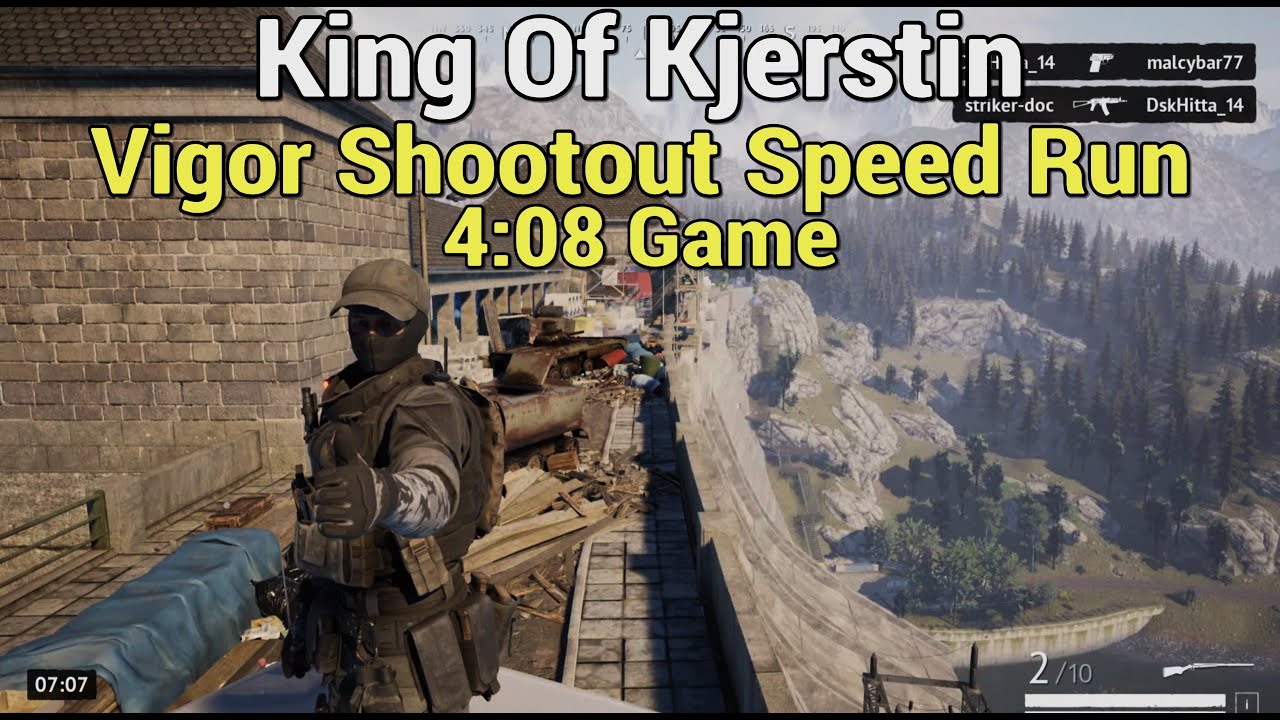 King Of Kjerstin || Vigor Shootout Speed Running  PS5