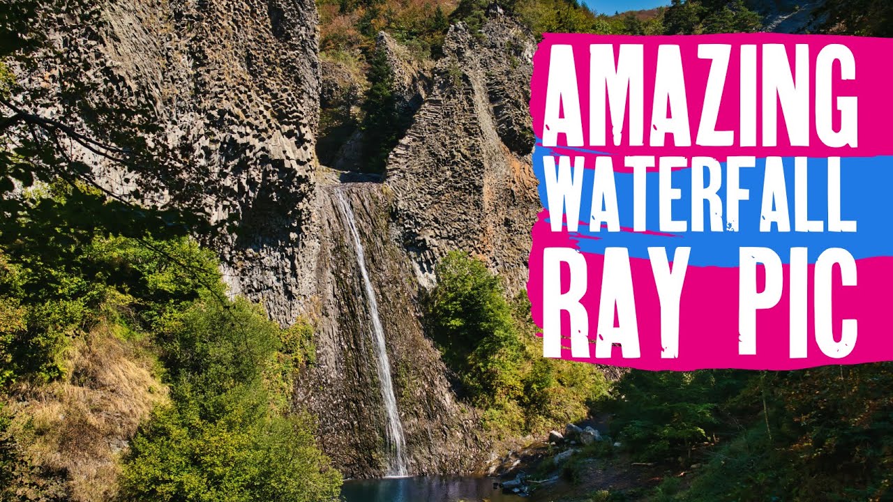 Fairytale Waterfall | Cascade Ray Pic 4K | Ardeche Cévennes | France