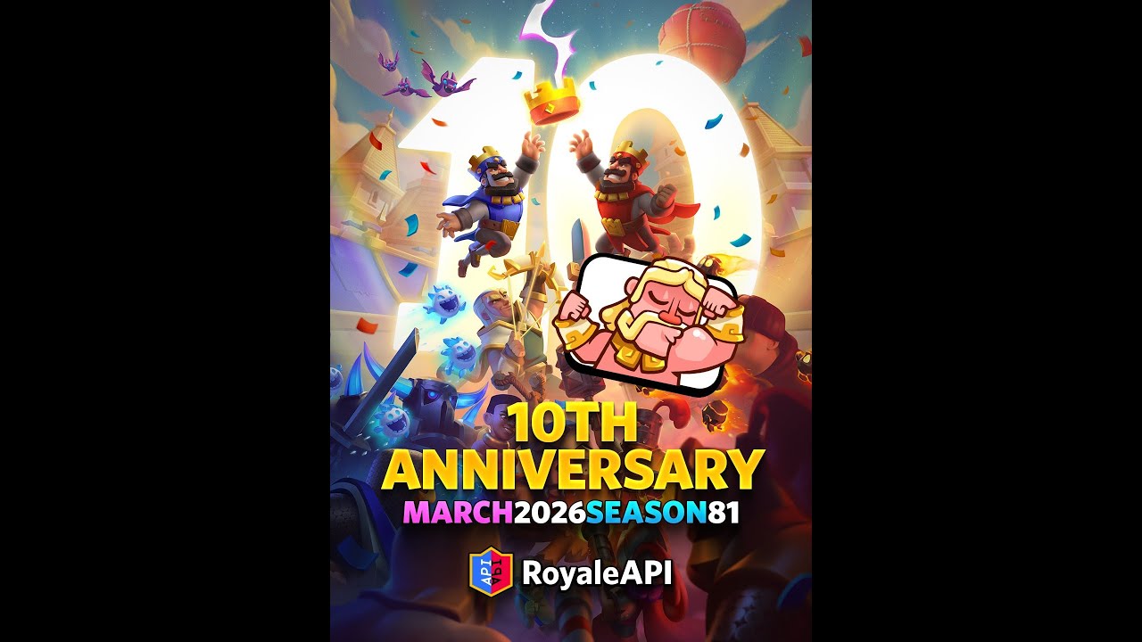 Clash Royale Live 10th Anniversary Season!