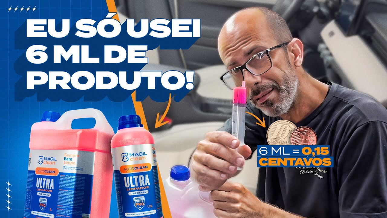 Como limpar um banco de couro com apenas 6 ml de Ultra Limpador? 🤯