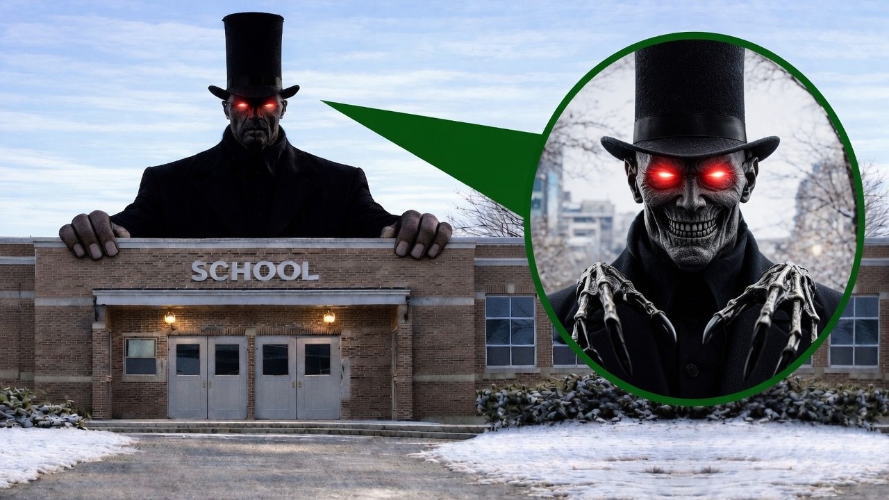 If you see the TALL PEOPLE Inside your school, RUN! (He wont let you leave!)