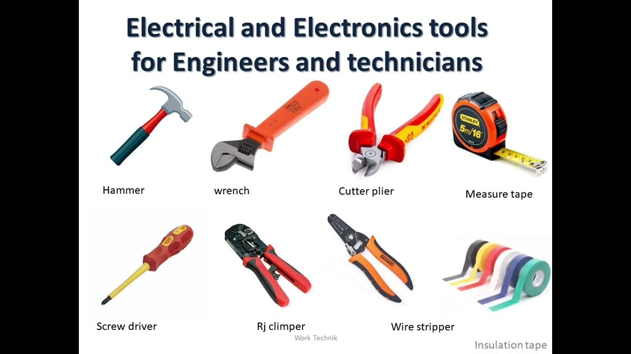 Electrical and electronics tools for engineers and technicians