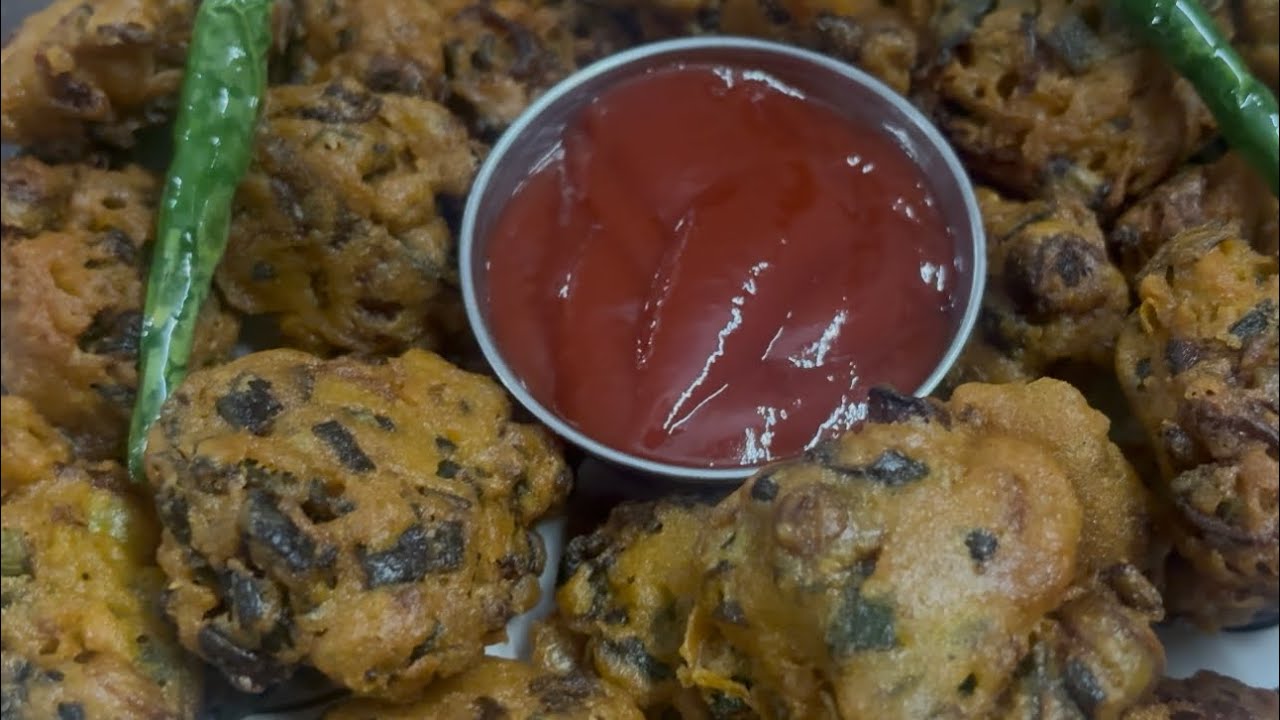 हरी प्याज के कुरकुरे पकोड़े | Crispy Spring Onion Pakora | Easy Evening Snack | Spring pakora Recipe