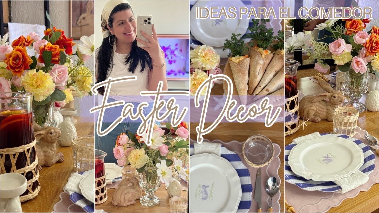 🌸EASTER DECOR | IDEAS PARA EL COMEDOR | DECORACIÓN DE PRIMAVERA 2026 | COMEDOR PEQUEÑO 