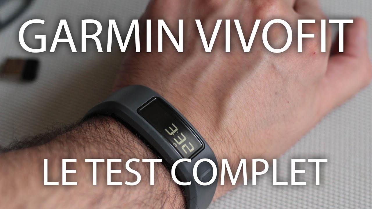 Test du Garmin Vivofit