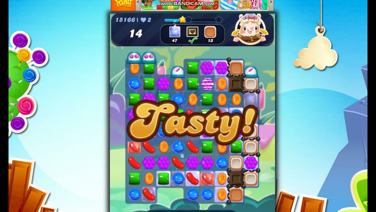 Candy Crush Saga Level 15166 NO BOOSTERS