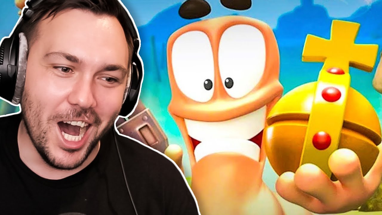 Hallo jeg spiller Worms med Youtubere, du burde se denne videoen takk