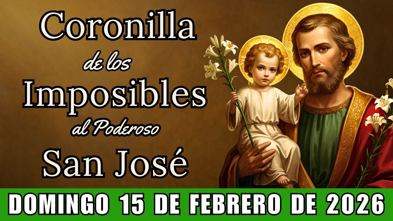 SAN JOSÉ - CORONILLA DE LOS IMPOSIBLES - DÍA DE MILAGROS - Domingo 15 de febrero de 2025