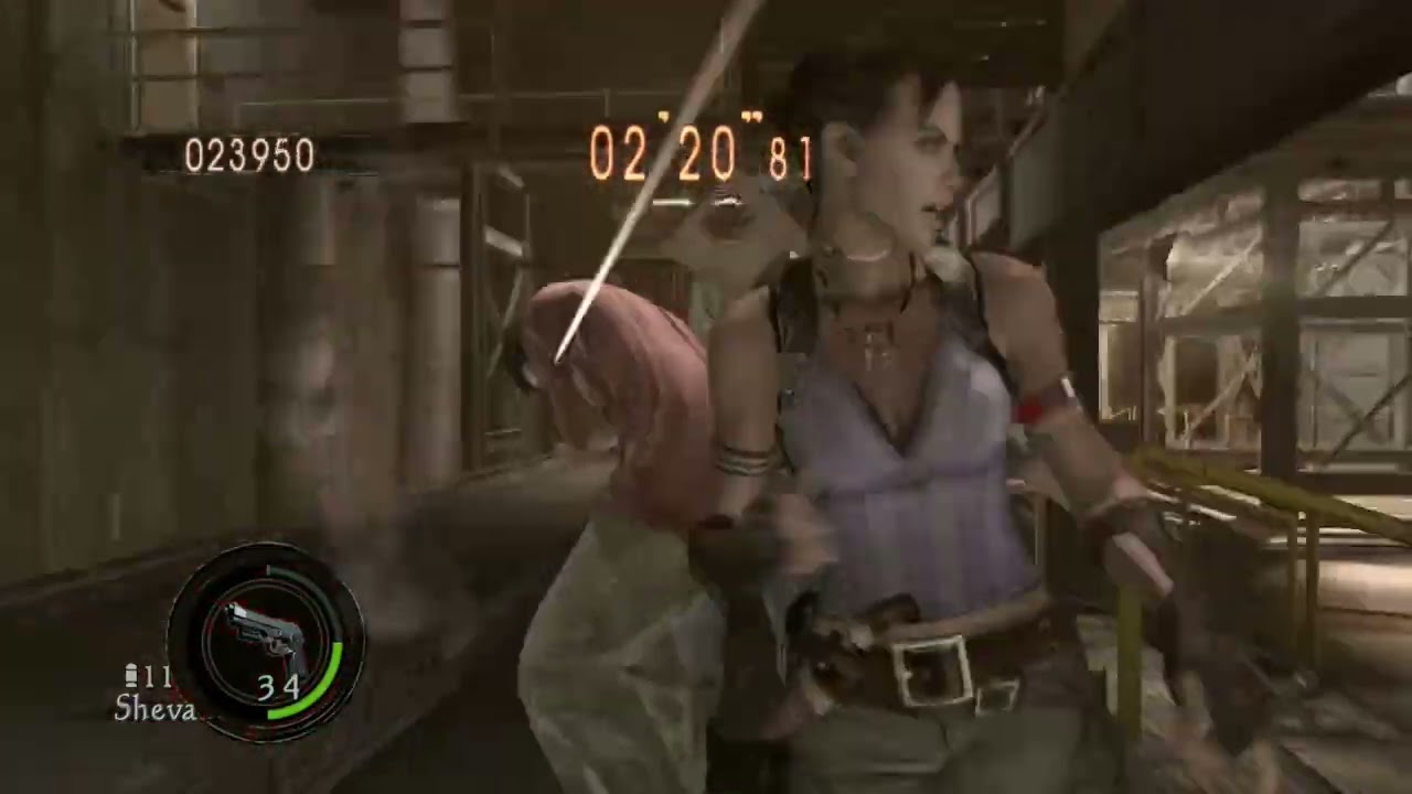 バイオハザード５マーセナリーズ Sheva(BSAA) Solo ミサイル施設