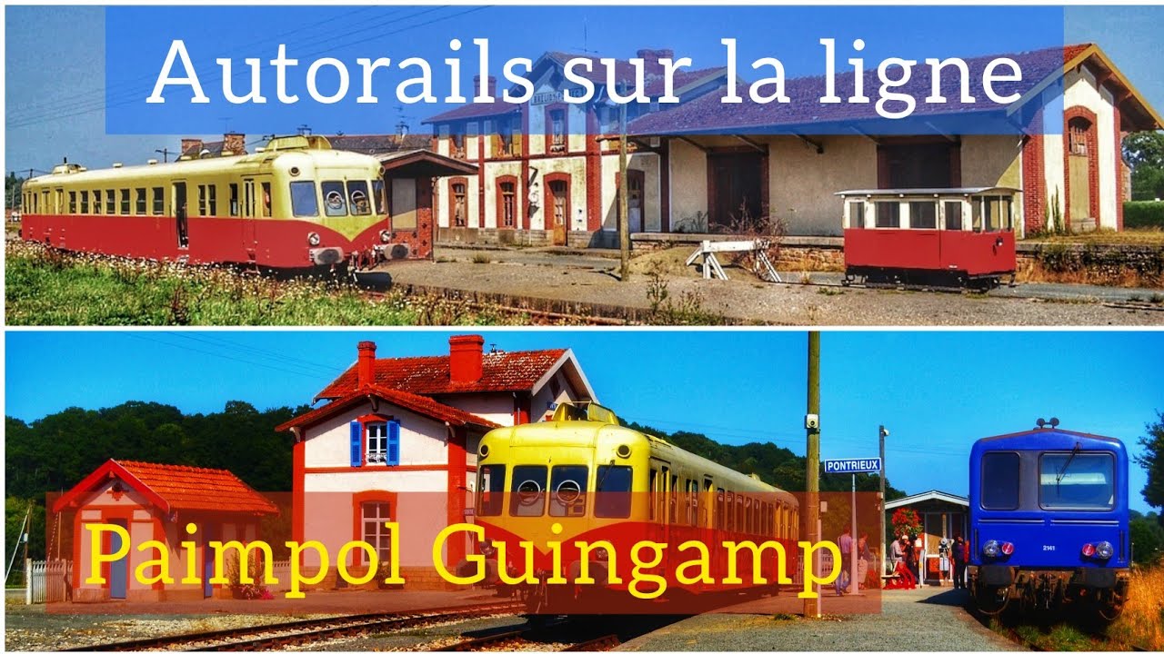 [HD] : Autorails sur la  ligne Guingamp Paimpol