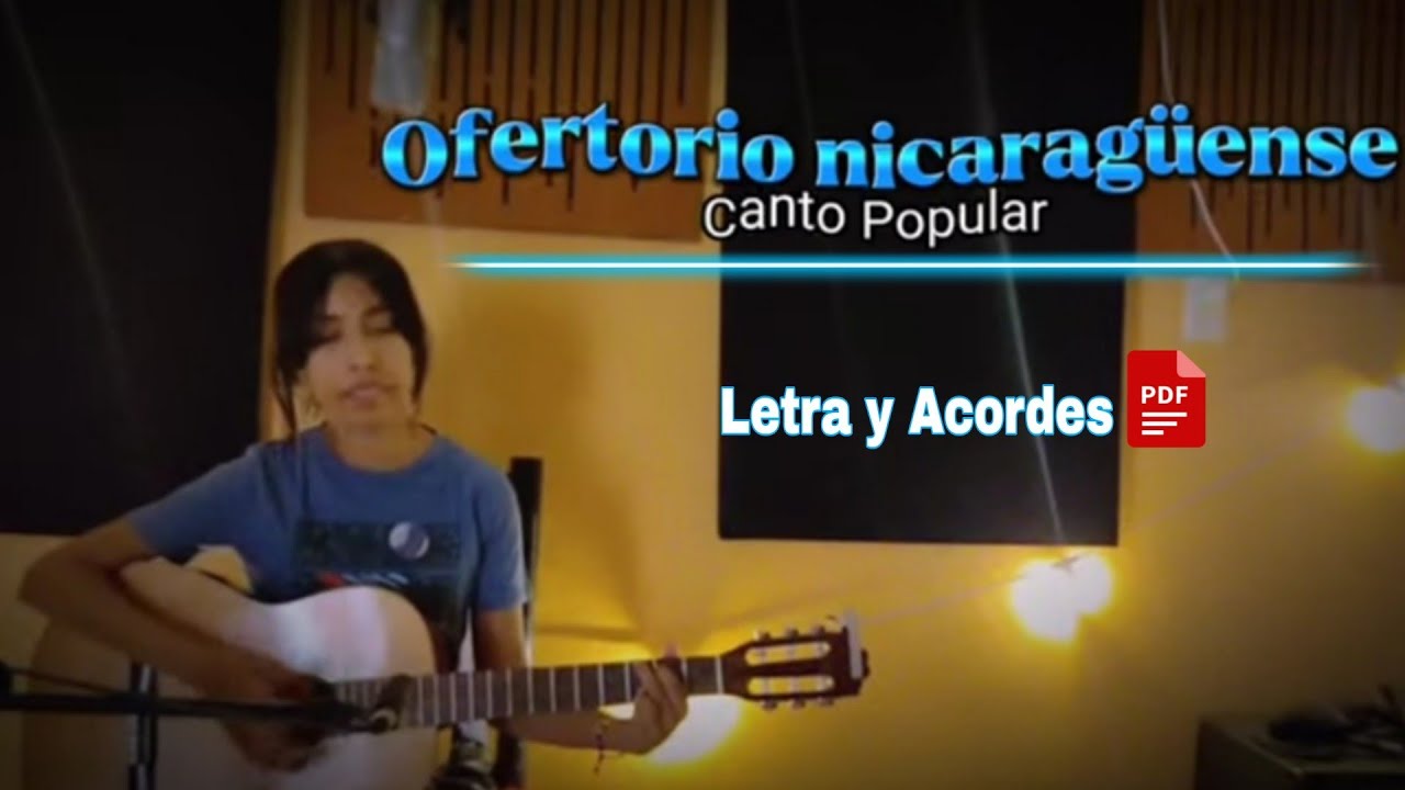 Ofertorio nicaragüense (letra y acordes pdf)