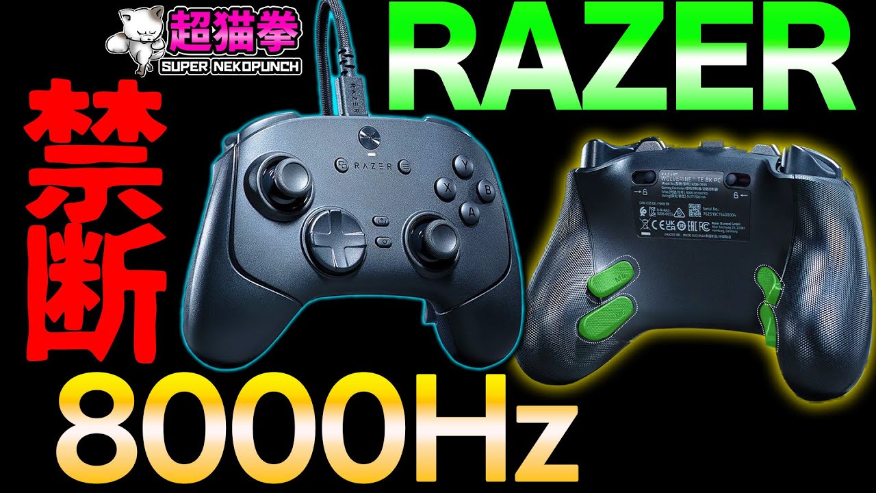 【Razerの挑戦】8000Hz爆速コントローラー！[超猫拳]