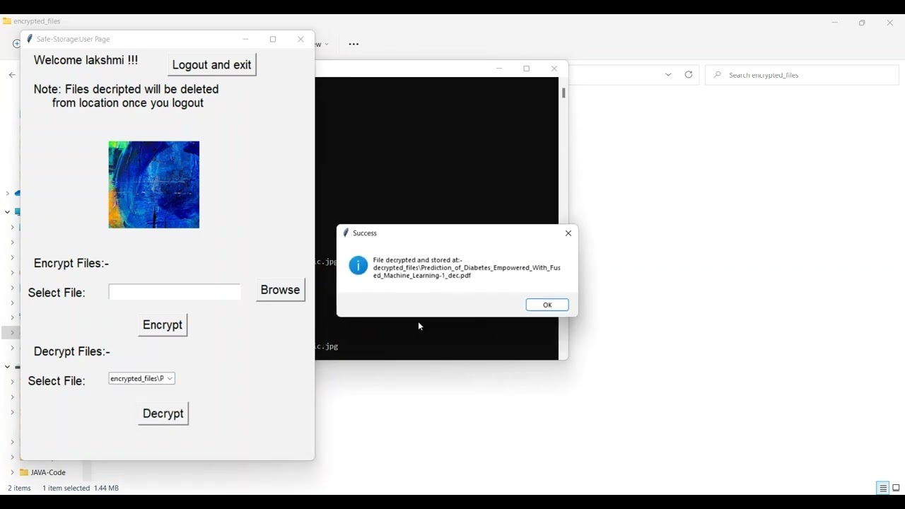 IOT Based File Storage with Face Authentication in Python Projects