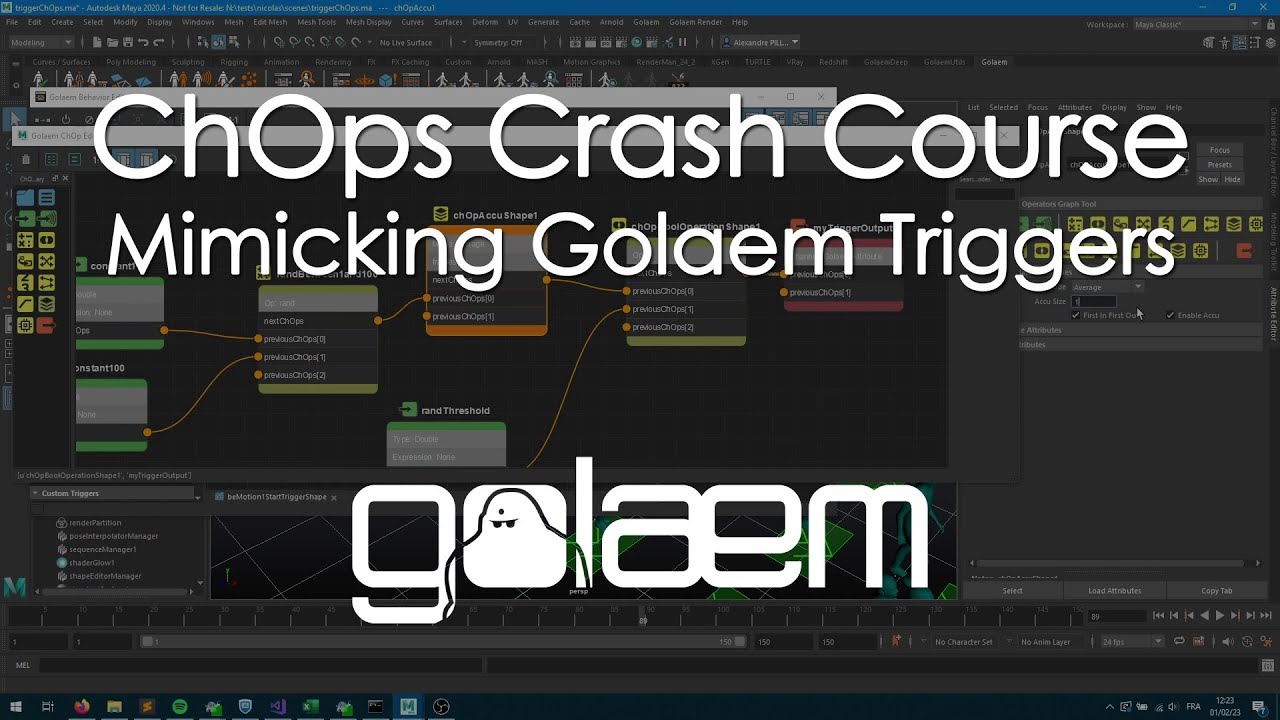 ChOps Crash Course, Mimicking Golaem Triggers