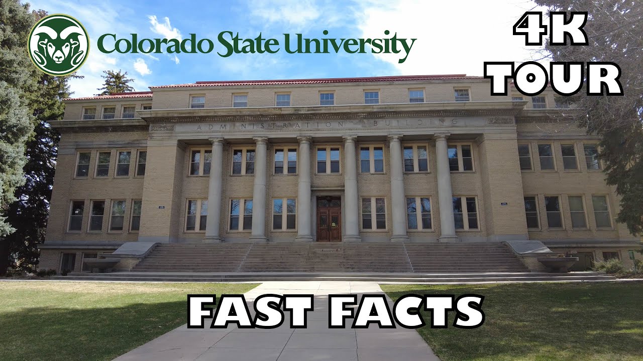 Экскурсия по Университету штата Колорадо [4K] + краткие факты #coloradostateuniversity #collegeto...