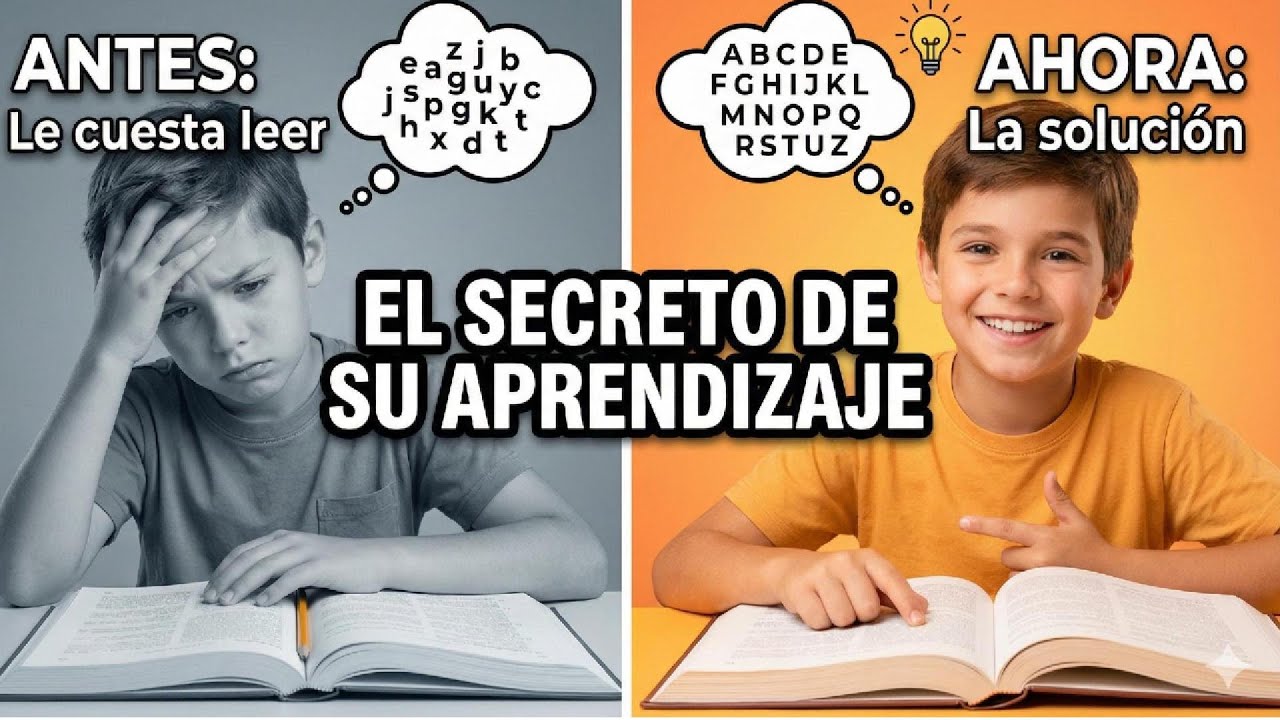 Lateralidad Cruzada, invierte letras, le cuesta leer.