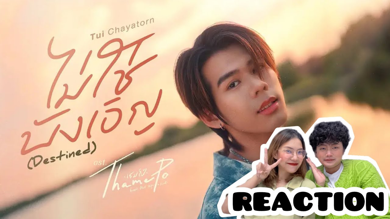 #ไม้มาย REACTION | ไม่ใช่บังเอิญ (Destined) Ost.เธม โป้ (ThamePo) - Tui Chayatorn