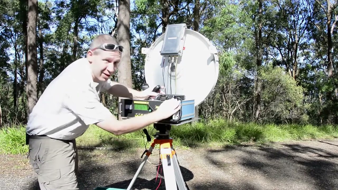 VK4GHZ   VK4WR 3rd 10 GHz test