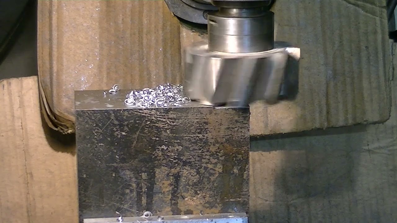 Frezowanie kostki stalowej 130 x 130 opis krok po kroku