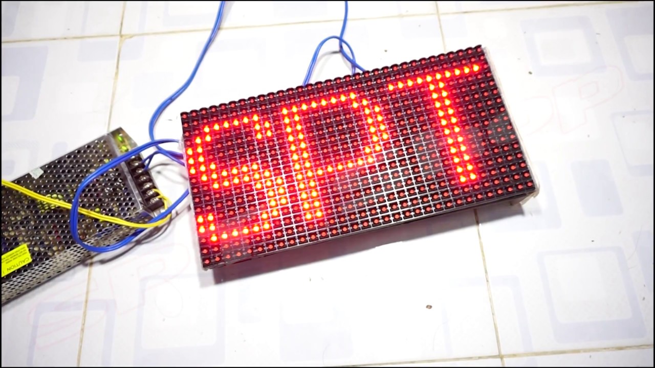 Giới thiệu bảng Led quảng c&aacute;o gi&aacute; rẻ bản demo ✅ #SPTshop 92
