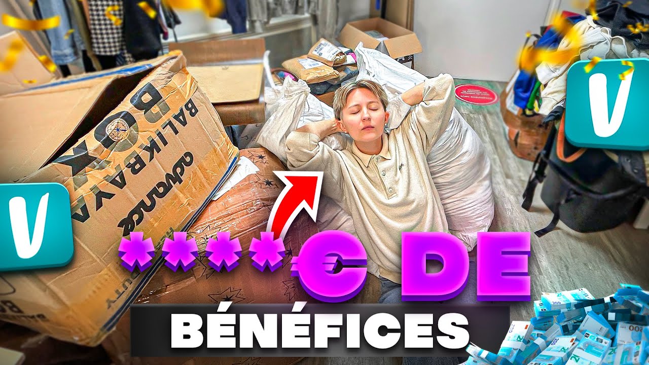Le meilleur mois de l&rsquo;ann&eacute;e pour l&rsquo;achat revente Vinted - 5 chiffres de b&eacute;n&eacute;fices 🤯