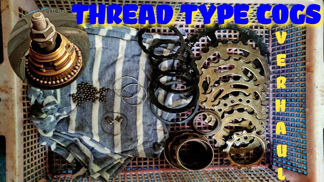 THREAD TYPE COGS/SPROCKET REPACK/OVERHAUL WITHOUT SPECIAL TOOLS | DIY | 7SPEED COGS | ProjecTrebs
