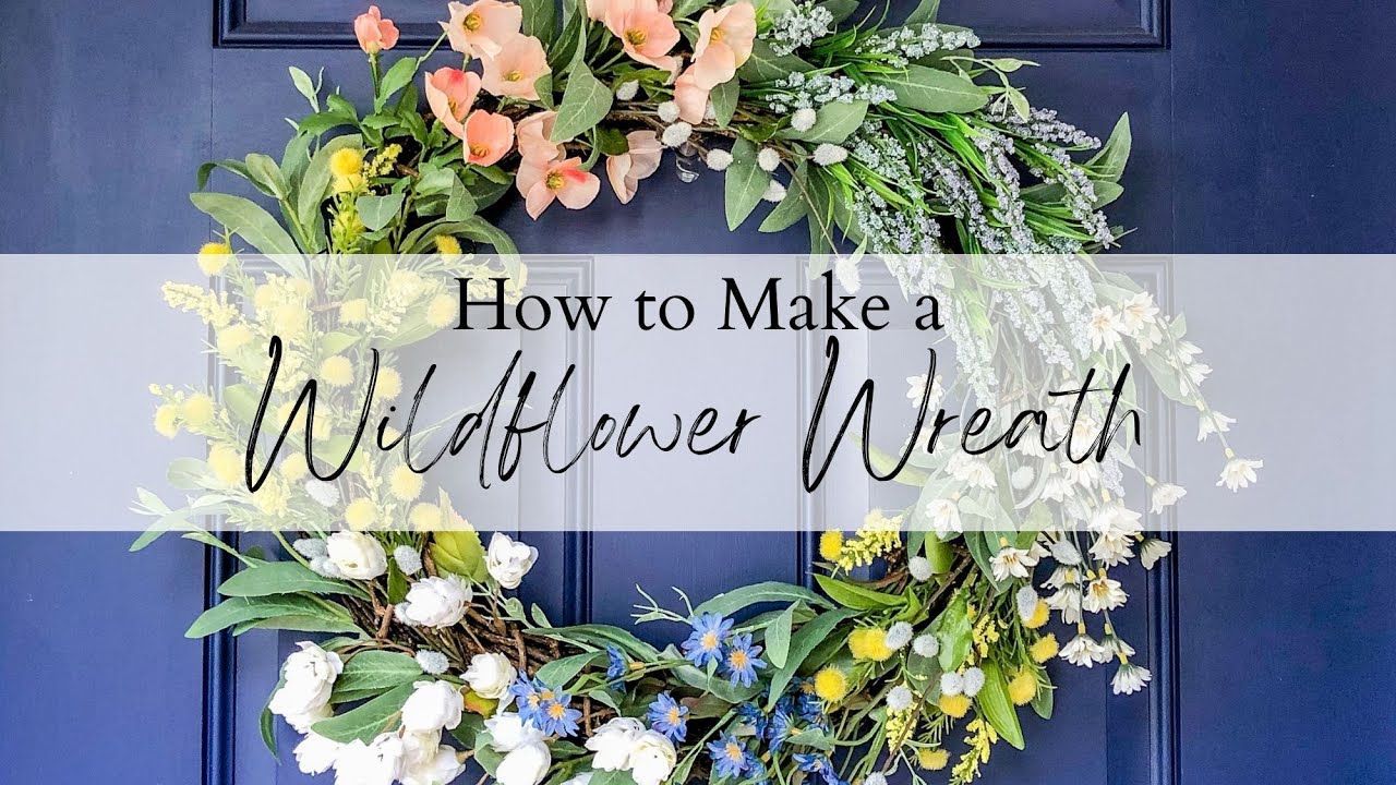 How to Make a Wildflower Wreath for Spring and Summer
