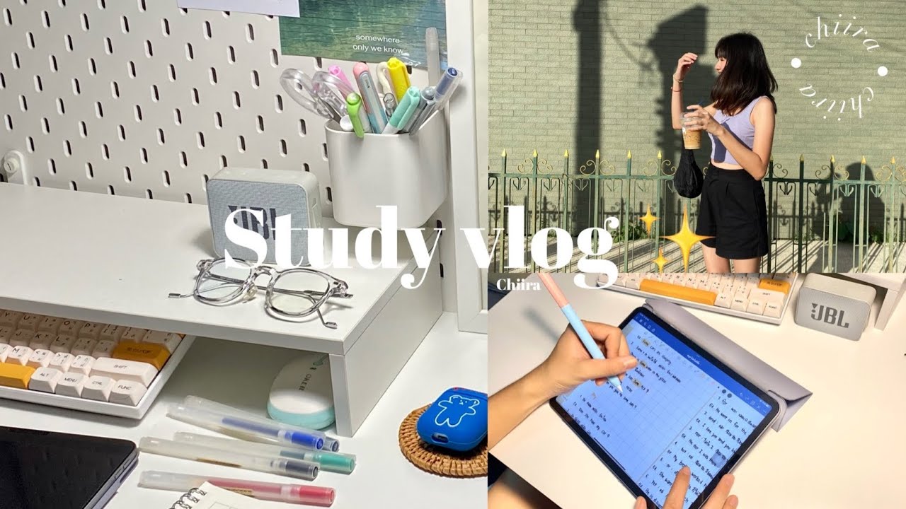Vlog 15|study vlog 📓เรียนออนไลน์ เตรียมสอบครูผู้ช่วย ,ฝึกทำข้อสอบ, ทำ short note 📝แกะพัสดุ โปร 7.7