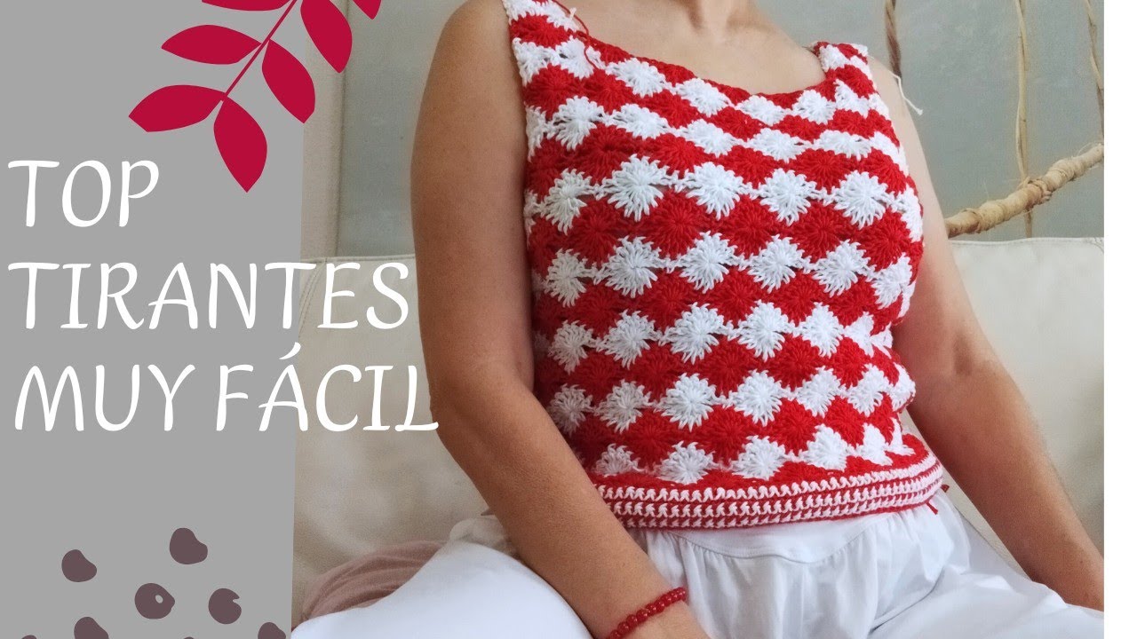 TOP O BLUSA TIRANTES HERMOSA Y FÁCIL . TOP PERÚ 😍💚