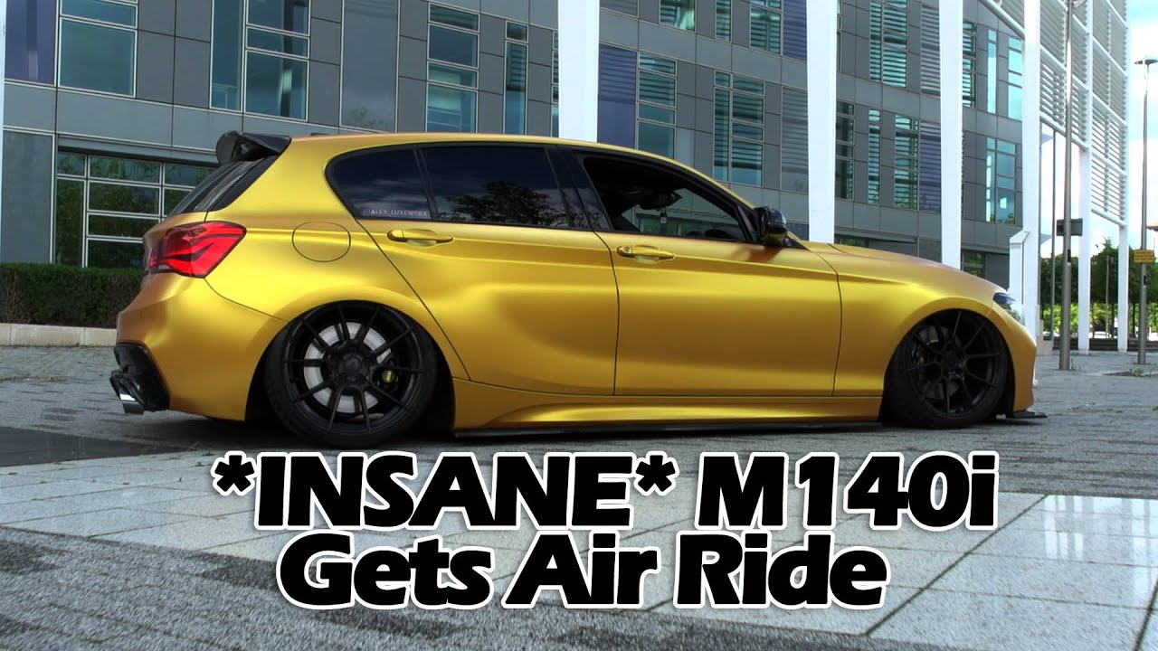 CRAZY M140i gets a MASSIVE Upgrade // Air Ride Installation