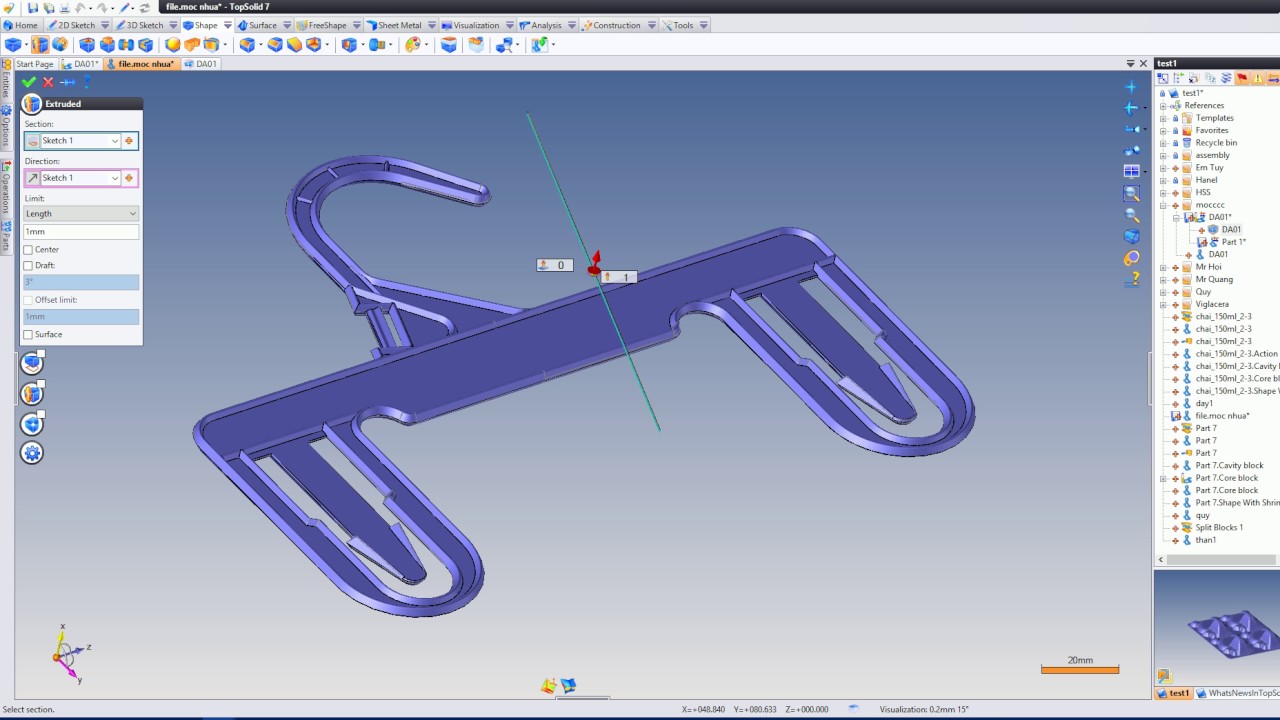 Trim in Topsolid7