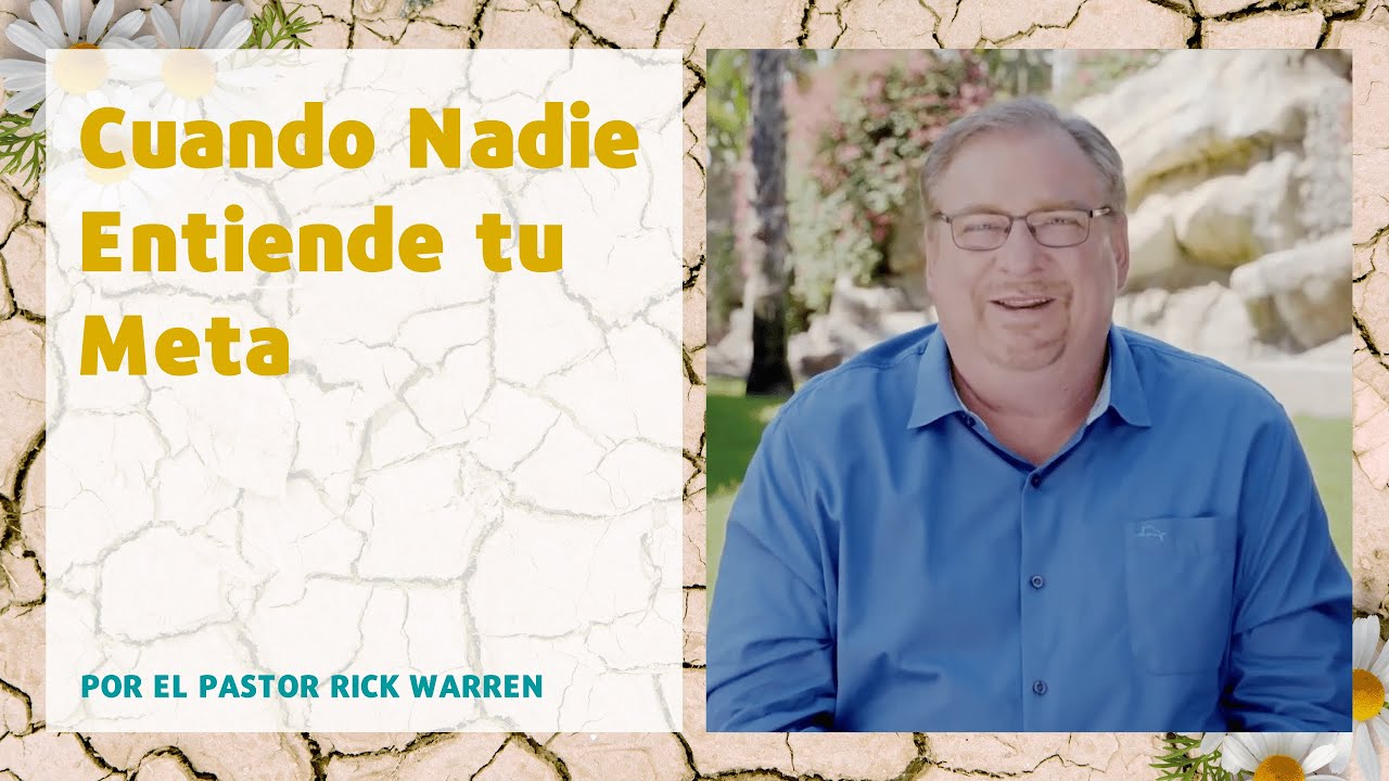 Cuando Nadie Entiende tu Meta
