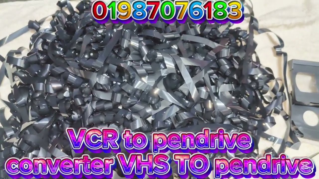 VCR to pendrive converter VHS TO digital video pen drive copy ভিসিআর ভিডিও ক্যাসেট ডিজিটাল ভিডিও কপি