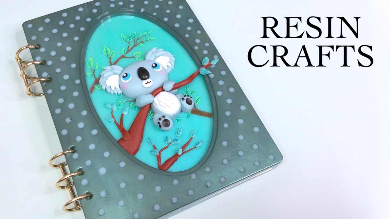 Koala Resin Notebook- Resin Clay-Funshowcase- DIY