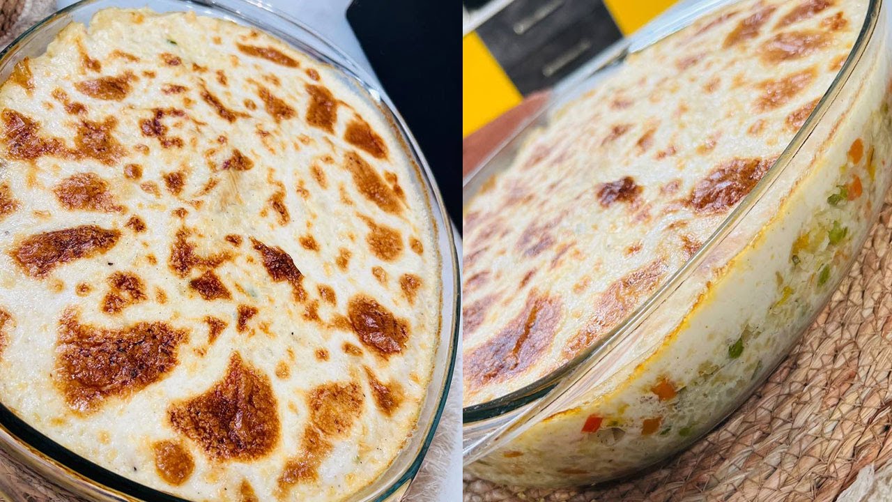 طريقة عمل صينية الأرز بالبشاميل | العزومة مع الشيف فاطمة أبو حاتي