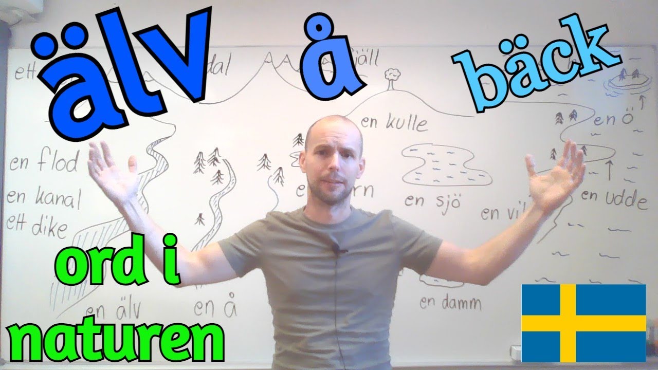 Vatten, berg och hav (ord i naturen) SFI
