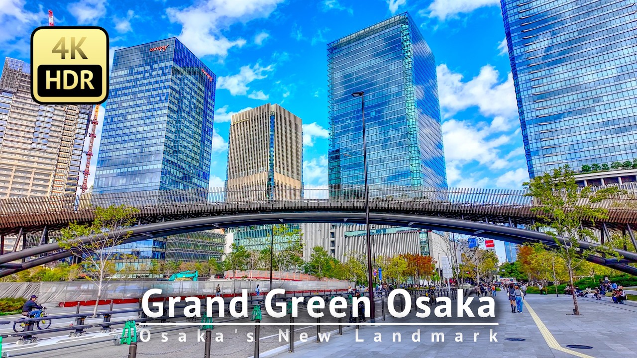 Osaka's New Landmark: Grand Green Osaka [4K/HDR/Binaural]