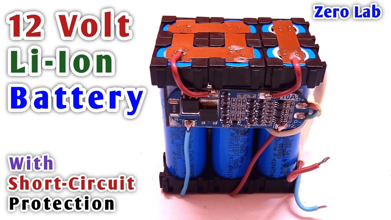 How to make Powerful 12V Li-Ion Battery Pack || 12V 3S Lithium Ion Battery Pack