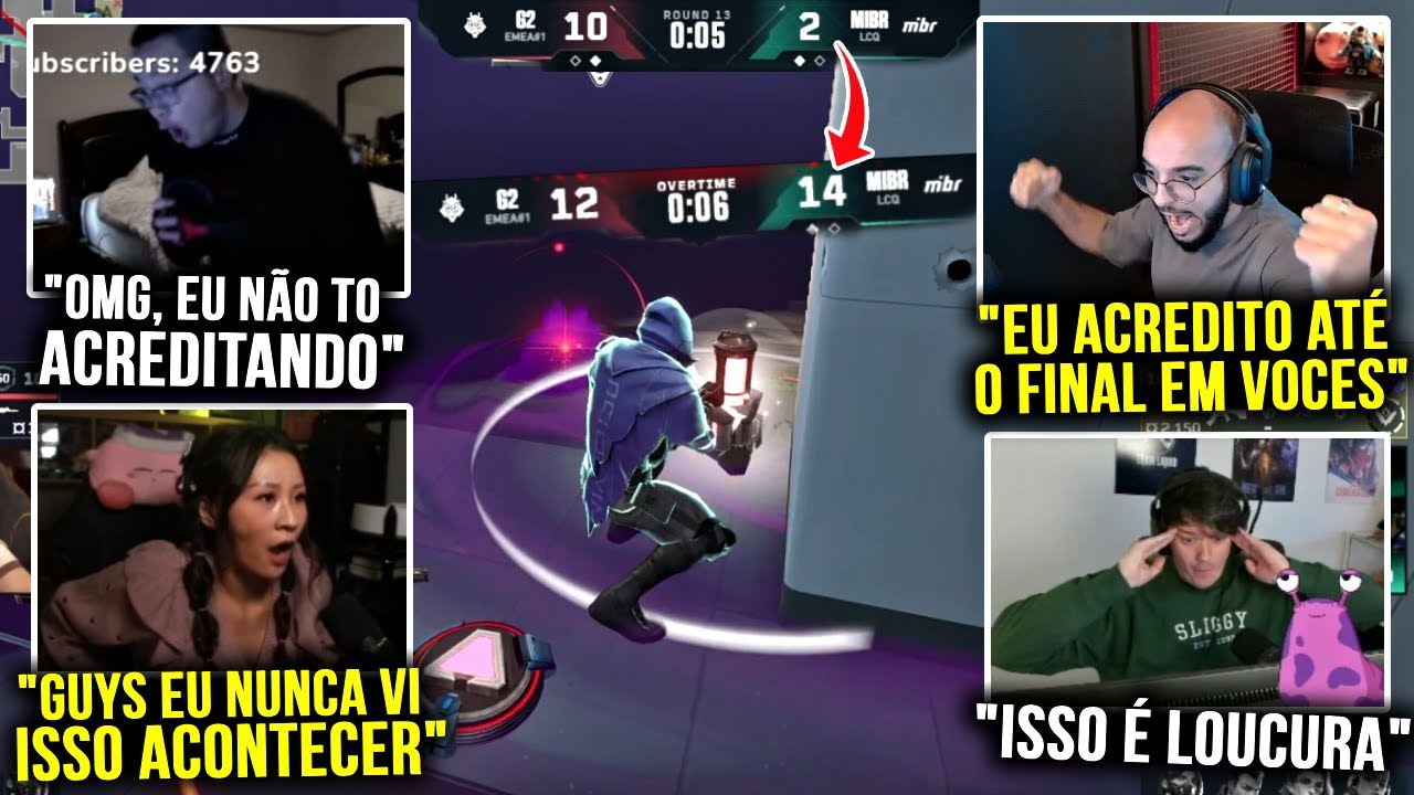 REAÇÃO DOS GRINGOS COM A VIRADA HISTÓRICA DO MIBR PRA CIMA DA G2 NO MUNDIAL!