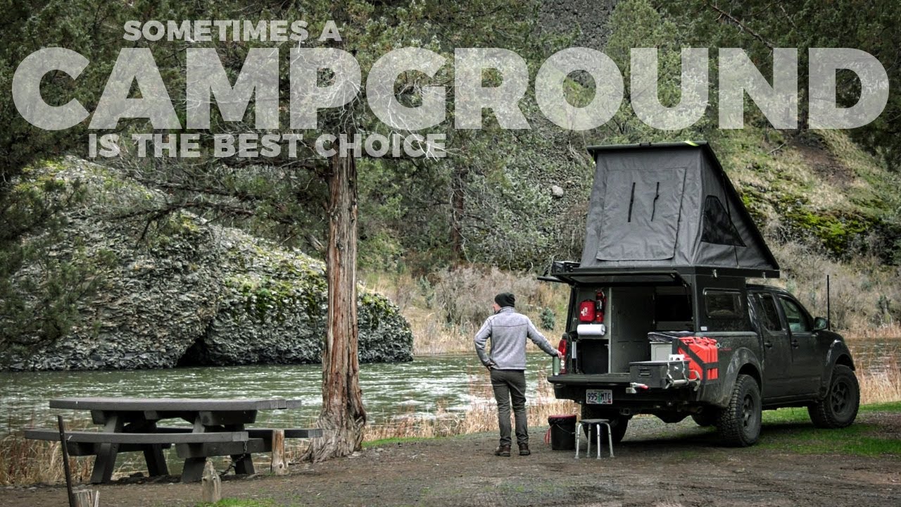Camping at the bottom of a spectacular canyon | Sometimes a fee campground is worth it