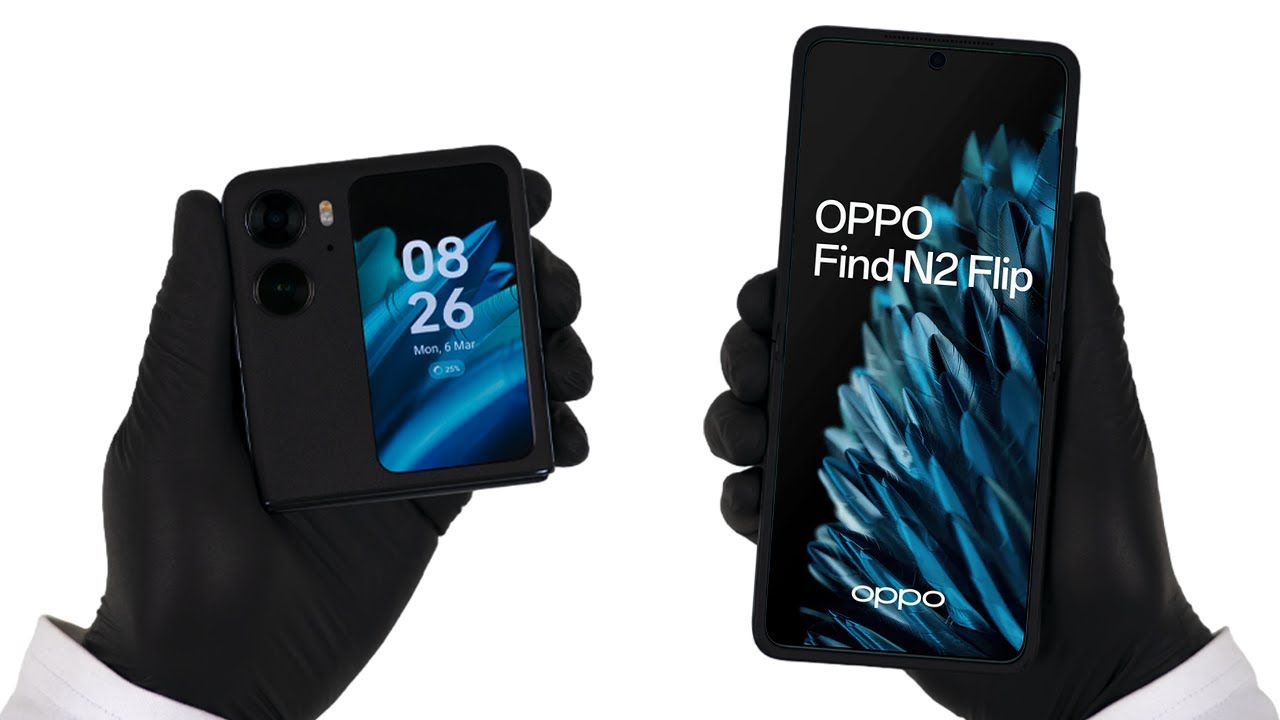 Oppo Find N2 Flip Unboxing - No Crease Foldable - ASMR