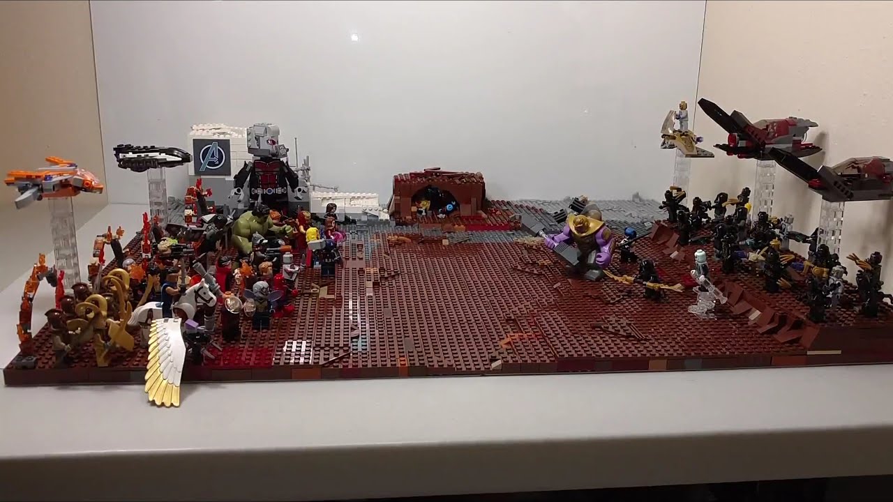 Lego Avengers Endgame Final Battle/Portal Scene M.O.C.