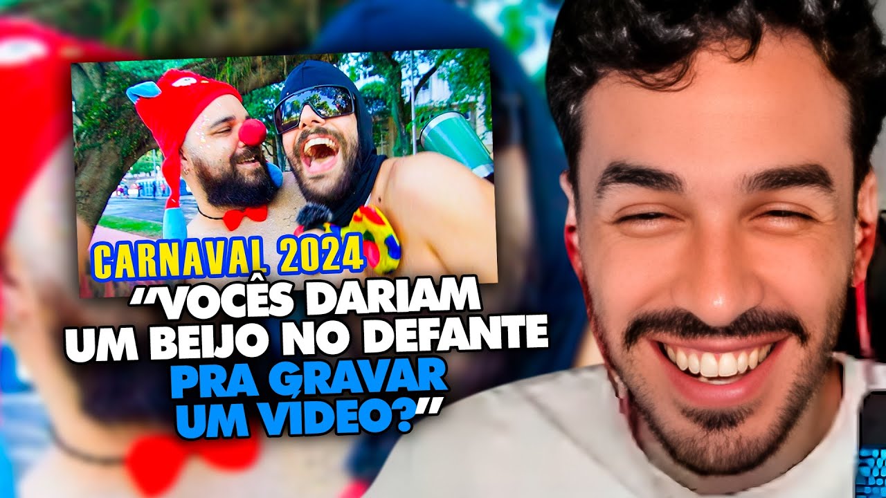 STAG REAGE: REPÓRTER DOIDÃO NO CARNAVAL 2024! - DIOGO DEFANTE | Clipes do Stag