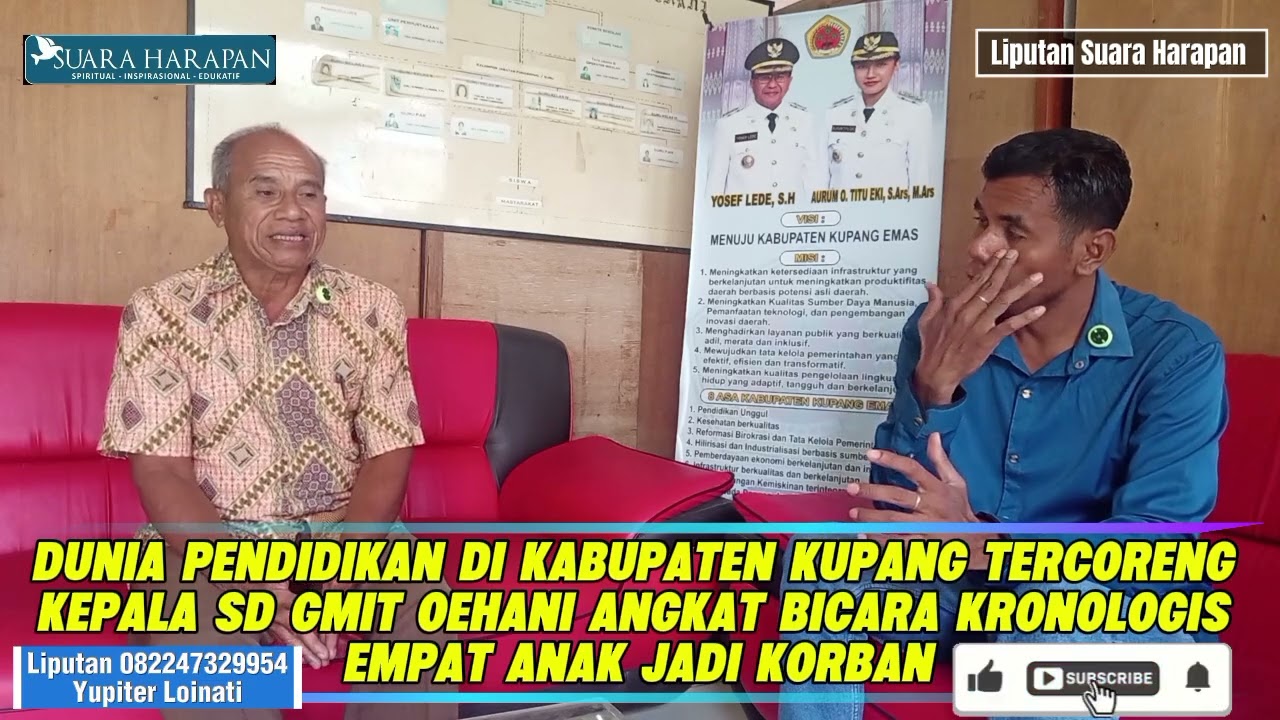 Dunia Pendidikan di Kab. Kupang| Tercoreng | Kepala SD GMIT Oehani Bicara | Empat Anak Jadi Korban