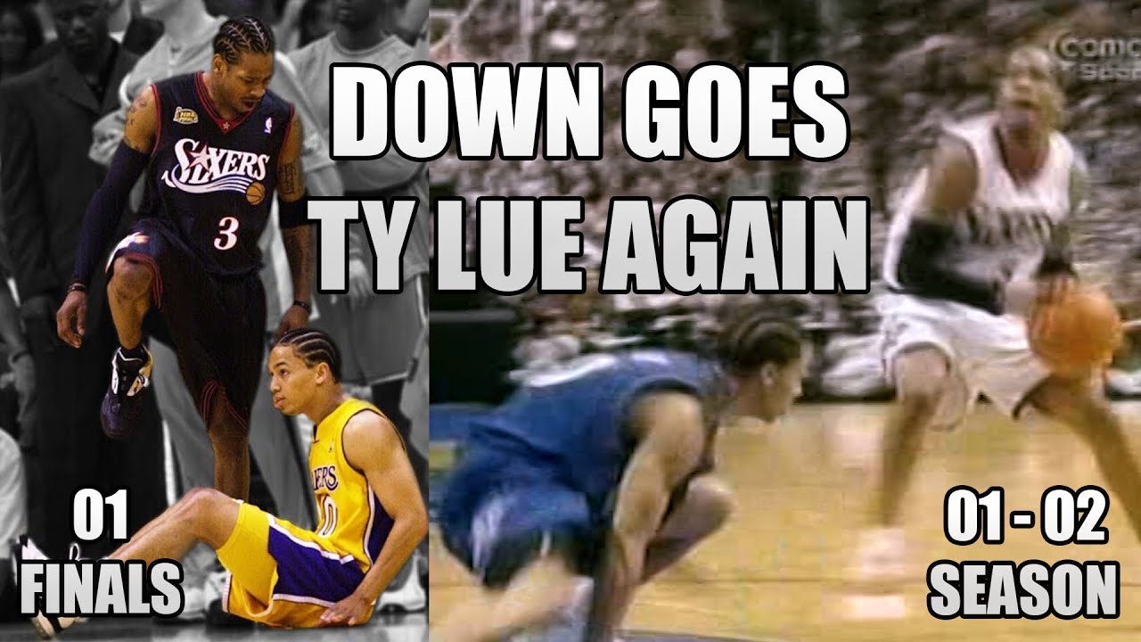 Tyronn Lue Embarrassed Again by Allen Iverson, Non-Stop Trash Talking between the Two! (2001.11.28)