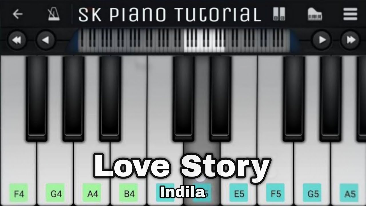 Love Story - Indila | EASY Piano Tutorial