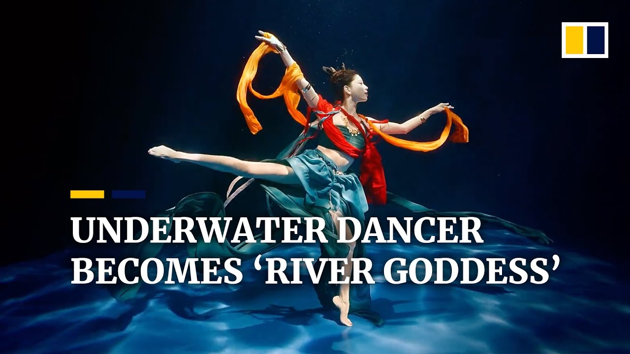 Chinese underwater dancer becomes ‘River Goddess’